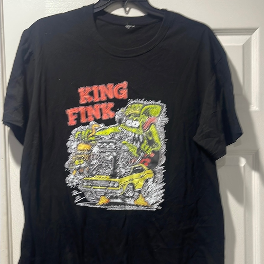 Black King Fink Graphic T-Shirt